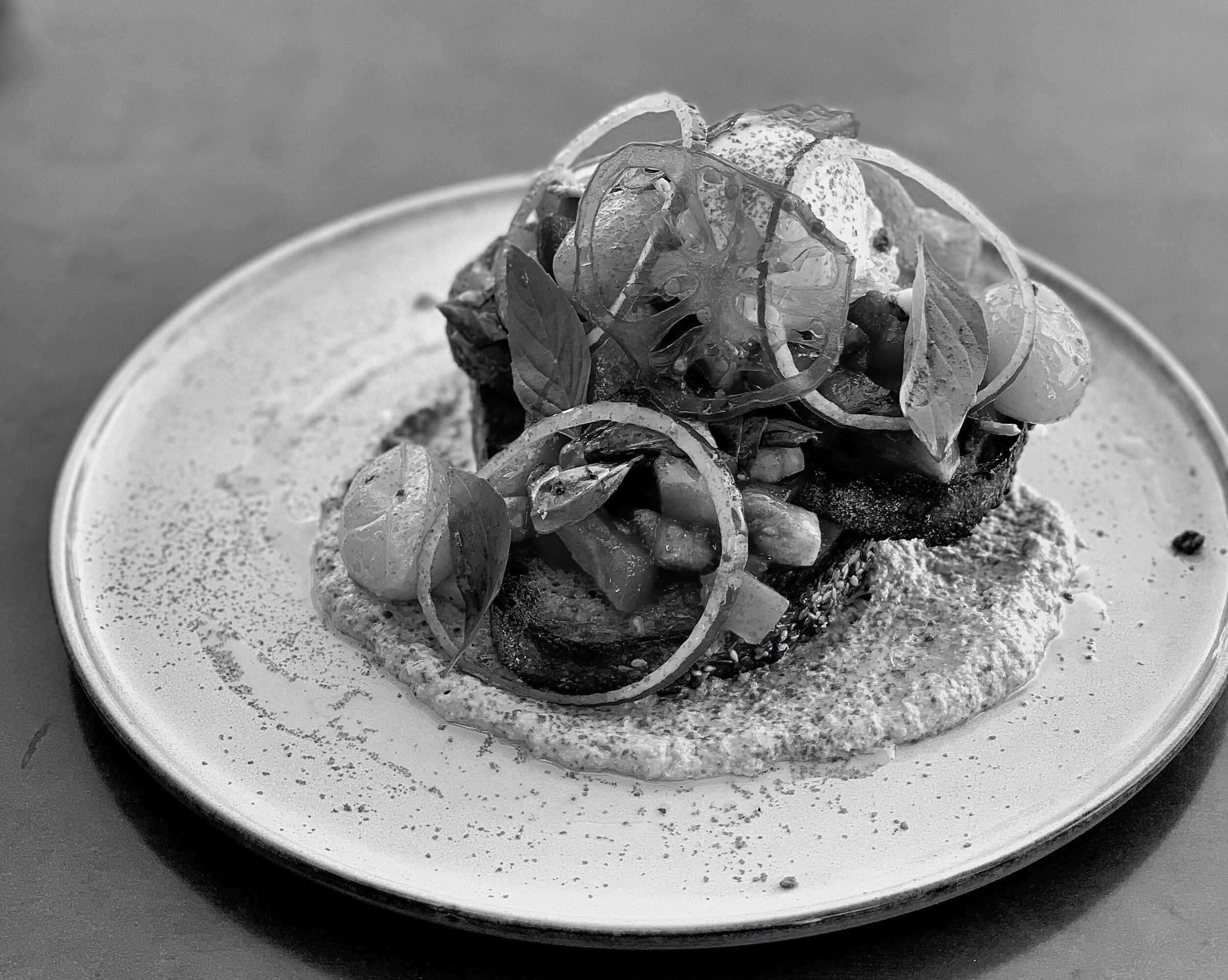 A plated dish from our kitchen